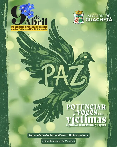 Día de la Memoria y la Solidaridad con las Víctimas · Alcaldía de Guachetá