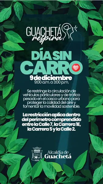 Día sin carro · Alcaldía de Guachetá