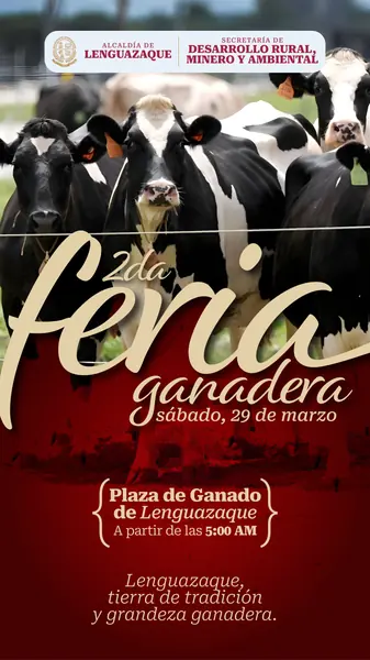 2.ª Feria Ganadera · Alcaldía de Lenguazaque