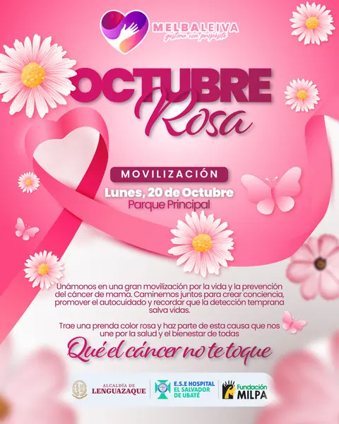 Octubre Rosa · Alcaldía de Lenguazaque