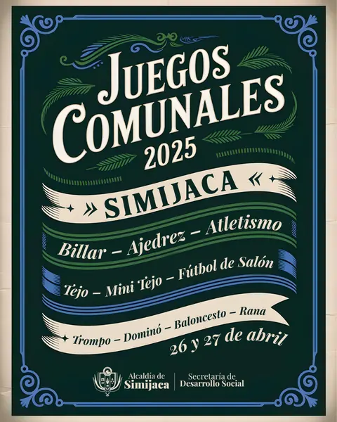 Juegos Comunales 2025 · Alcaldía de Simijaca